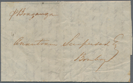 Hongkong: 1850. Stampless Envelope Written From Canton 28th October 1850 Addressed To Bombay, Lndia - Andere & Zonder Classificatie