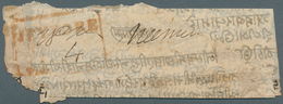 Indien: 1852 Ca: ''JEYPORE / Paid.'' Rectangular Hand-stamp In Red (Giles #2; See 1996 Suppl.) Even - 1852 District De Scinde