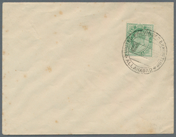 Indien - Stempel: 1910-11 "UNITED PROVINCES EXHIBITION ALLAHABAD/U 1910-11 P" Double-ring Handstamp - Autres & Non Classés