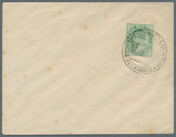 Indien - Stempel: 1910-11 "UNITED PROVINCES EXHIBITION ALLAHABAD/U 1910-11 P" Double-ring Handstamp - Other & Unclassified