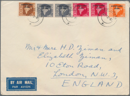 Indien - Indische Polizeitruppen: 1961. Air Mail Envelope Addressed To London Bearing Commission In - Military Service Stamp