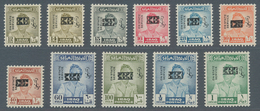 Irak - Dienstmarken: 1973 "Faisal" Official Stamps (1948-51 Issue) With Portrait Obliterated By "lea - Iraq