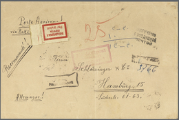 Iran: 1928 Registered Airmail Cover From 'Hotel De France' In Teheran To Hamburg, Germany Via Baku-M - Iran