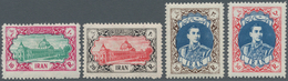 Iran: 1949/1950, Definitives Mohammad Reza Shah Pahlavi/Buildings, 5d.-50r., Fresh Colours And Well - Iran