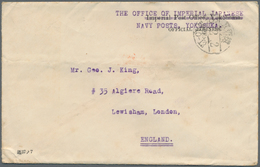 Japan - Besonderheiten: Nanyo/South Sea Colonies, 1919, Official Letter By "The Imperial Navy Posts - Autres & Non Classés
