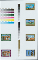 Kuwait: 1981, Pilgrimage Joint Proof With Iraq. Se-tenant Collective Proof With Iraq 1981 Air Force - Koweït