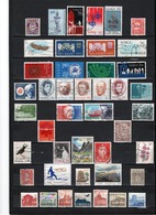 44 TIMBRES NORVEGE OBLITERES  DE  1889 à 1993    Cote : 37,05 € - Usati