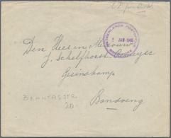 Malaiische Staaten - Straits Settlements: 1946, P.O.W. Cover From Wilhelmina Camp Near Singapore To - Straits Settlements