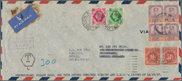 Malaiische Staaten - Johor: 1938. Air Mail Envelope Addressed To London Bearing Malaya, Johore SG 11 - Johore