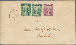 Malaiische Staaten - Sarawak: 1938, NIAH: Sir Charles Vyner Brooke 1c. Purple And 2c. Green Horiz. P - Other & Unclassified