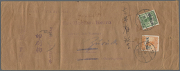 Mandschuko (Manchuko): 1930. Printed Matter Envelope (vertical Fold) Wirtten From The 'Chinese Missi - 1932-45 Mandchourie (Mandchoukouo)