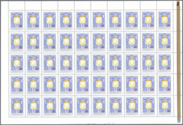 Mongolei: 1962, Chengis Khan Set In Full Sheets Of 50, Folded Once, Mint Never Hinged (Michel Cat. 2 - Mongolie