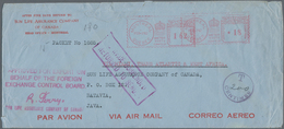 Niederländisch-Indien: 1940. Air Mail Envelope Addressed To The Netherlands Indies Cancelled By Mont - Nederlands-Indië