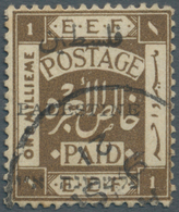 Palästina: 1921. Third Jerusalem Overprint, 1mil Perforated 14, Overprint Type 4, Used Copy With Low - Palestina