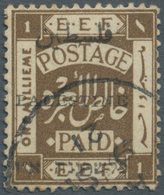 Palästina: 1921. Third Jerusalem Overprint, 1mil Perforated 14, Overprint Type 4, Used Copy With Low - Palästina
