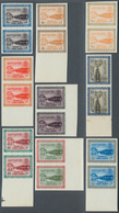 Saudi-Arabien: 1960, Freimarken "Staudamm Hanifa" Aus ½ Pia Bis 10 Pia, 8 Senkrechte Und 1 Waagrecht - Arabie Saoudite