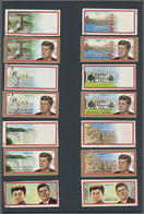Schardscha / Sharjah: 1972, John F. KENNEDY Two Complete Sets Of Six Imperforate PROOFS With White M - Schardscha