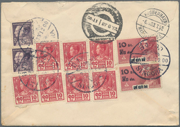 Thailand: 1933/1940 Destination DENMARK: Two Airmail Cover To Denmark, One From Singora To Copenhage - Thailand