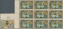 Thailand: 1973 Postal Forgeries Of 'Trade' 4b. (marginal Block Of 9) And 5b. (corner Block Of 6, Pai - Thailand