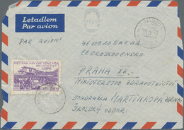 Vietnam-Nord (1945-1975): 1956. Letter Front With Michel Nr. 35 Sent Air-mail To Czechoslovakia On M - Viêt-Nam