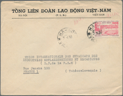 Vietnam-Nord (1945-1975): 1956. Surface Business Letter With A Single Franking Of Michel Nr. 52 In P - Viêt-Nam