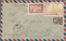 Vietnam-Nord (1945-1975): 1959. Air Mail Letter With Mixed Franking Of Michel Nr. 8, 13a And 54 (rar - Viêt-Nam