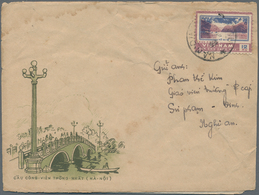 Vietnam-Nord (1945-1975): 1962. Very Rare Local Letter Sent To From Nam Dinh To Nghi-An With A Singl - Viêt-Nam