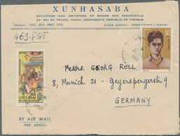 Vietnam-Nord (1945-1975): 1968 (ca.): Mixed Frankings: A) Xunhasaba Letter From 1968 And Franked Wit - Viêt-Nam