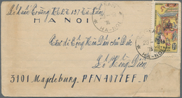 Vietnam-Nord (1945-1975): 1975: A) Letter With A Single Franking Franked With Michel Nr. 415 From De - Viêt-Nam