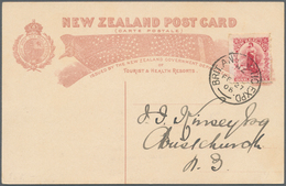 Thematik: Antarktis / Antarctic: 1908, New Zealand. Postmark "BRIT. ANTARCTIC EXPD. FE 27 08" On Add - Other & Unclassified