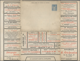 Thematik: Anzeigenganzsachen / Advertising Postal Stationery: 1899, France. Lettre Annonces Lyon (S. - Zonder Classificatie