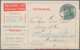 Thematik: Anzeigenganzsachen / Advertising Postal Stationery: 1909, Dt.Reich, 5 Pf Germania Privat-A - Ohne Zuordnung