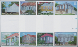 Thematik: Architektur / Architecture: 2008, ANGUILLA: Historical Architecture Complete Set Of Eight - Andere & Zonder Classificatie