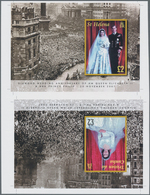 Thematik: Königtum, Adel / Royalty, Nobility: 2007, ST. HELENA And TRISTAN DA CUNHA: Diamond Wedding - Familles Royales