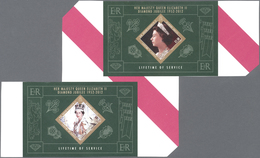 Thematik: Königtum, Adel / Royalty, Nobility: 2012, ST. HELENA And TRISTAN DA CUNHA: Diamond Jubilee - Familias Reales