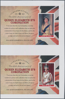 Thematik: Königtum, Adel / Royalty, Nobility: 2013, GB - ISLE OF MAN And COOK ISLANDS: 60th Annivers - Familles Royales