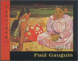 Thematik: Malerei, Maler / Painting, Painters: 2004, TUVALU: 100th Anniversary Of The Death Of Paul - Altri & Non Classificati