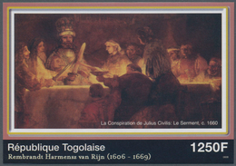 Thematik: Malerei, Maler / Painting, Painters: 2006, Togo. IMPERFORATE Souvenir Sheet For The Issue - Autres & Non Classés