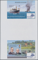 Thematik: Militär / Military: 2005, NAURU And KIRIBATI: 60 Years End Of WWII Vertical Pair Of Two Di - Militaria