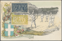 Thematik: Olympische Spiele / Olympic Games: 1906, Greece, Intermediate Olympic Games, 1l.-5dr., Com - Autres & Non Classés