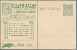 Thematik: Olympische Spiele / Olympic Games: 1928, Niederlande, 5 C Privat-Ganzsachenkarte Für Die O - Other & Unclassified