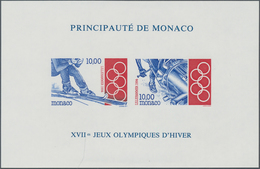 Thematik: Olympische Spiele / Olympic Games: 1994, MONACO: Olympic Winter Games Lillehammer Perforat - Other & Unclassified