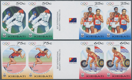 Thematik: Olympische Spiele / Olympic Games: 2004, KIRIBATI: Summer Olympics Athens Complete Set Of - Andere & Zonder Classificatie