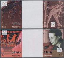 Thematik: Olympische Spiele / Olympic Games: 2004, MALDIVES: Summer Olympics Athens Complete Set Of - Other & Unclassified