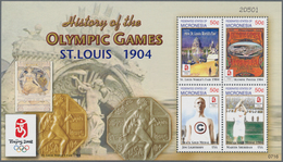 Thematik: Olympische Spiele / Olympic Games: 2008, MICRONESIA: History Of Summer Olympics St. Louis - Andere & Zonder Classificatie