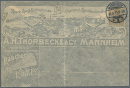 Thematik: Raumfahrt / Astronautics: 1911, German Reich. Private Entire Cover 3 Pf Germania With Full - Andere & Zonder Classificatie