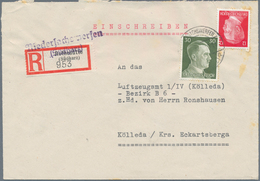 Thematik: Raumfahrt / Astronautics: 1944, Dt. Reich. R-Brief Der "Wirtschaftlichen Forschungsgesells - Other & Unclassified
