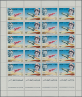 Thematik: Raumfahrt / Astronautics: 1966, Qatar. NOT-ISSUED Miniature Sheet "Soviet Cosmonauts And S - Autres & Non Classés