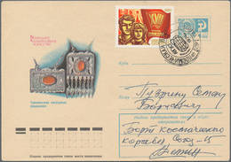 Thematik: Raumfahrt / Astronautics: 1974. SOJUS 15. 4K Postal Stationery Envelope With 4 K Additiona - Autres & Non Classés