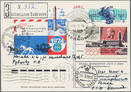 Thematik: Raumfahrt / Astronautics: 1978. 4 K Registered Postal Stationery Card, Uprated With 16 K, - Otros & Sin Clasificación